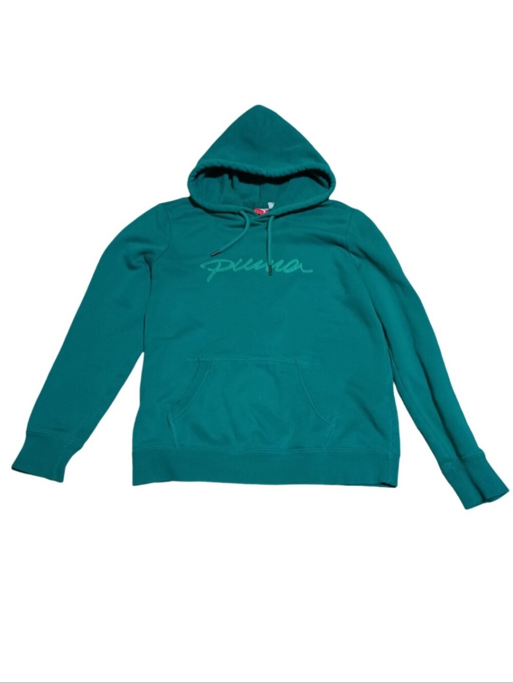 Puma Teal Green Pullover Hoodie - Men's